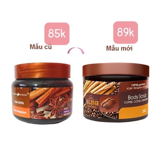Tẩy Tế Bào Chết Toàn Thân Exclusive Belarus Bilena Chiết Xuất Quế Hồi &amp; Cafe (380ml)