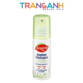 Xịt chống muỗi và côn trùng S-Quito Free Đức 100ml