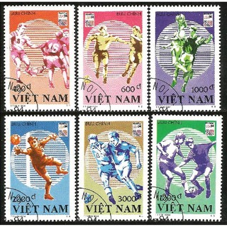 Tem sưu tập MS 682 Tem CTO Việt Nam Cúp bóng đá Thế giới USA 1994 ( 6 tem )