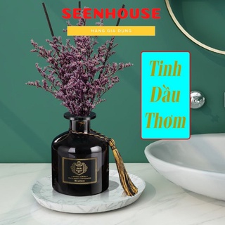 Nước Hoa Thơm Phòng, Tinh Dầu Thơm Phòng, Hương tự Nhiên Kèm Que Gỗ Khuếch Tán(màu đen_