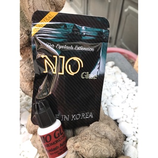 Keo nối mi không cay Nio glue monchery (5ml), khô chậm dành cho người mới học nối, có thể tự nối được