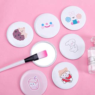 [Mã LIFE0803ALL giảm 10% đơn 0K] Gương tròn nhỏ họa tiết hoạt hình dễ thương dành cho nữ
