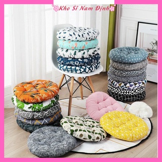 Đệm Ngồi Bệt Size Lớn Thêu Vi Tính, đệm lót ghế tròn