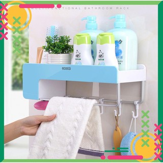 [XẢ KHO+FREE SHIP] Giá treo đồ thông minh Ecoco - Kệ dán tường nhà tắm đa năng