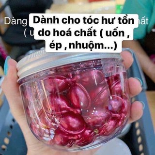 01 viên serum dưỡng tóc giúp tóc chắc khỏe sau khi nhuộm