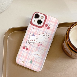 Ốp silicon iphone thỏ nhảy Summer bảo vệ camera cho iPhone 13 12 11 Pro Max 7/7Plus/8/8Plus/X/Xs/Xs Max/11/11pro