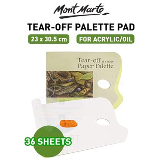 Palette giấy xé Mont Marte Tear Off Palette Pad - 36 tờ (sheet)