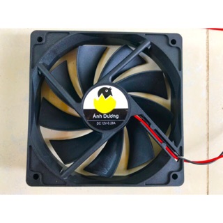 Quạt Tản Nhiệt  12cm nguồn 12v Quạt Tản Nhiệt Dùng Máy Ấp Trứng