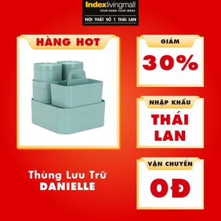 Thùng Lưu Trữ DANIELLE Màu Xanh lá Index Living Mall