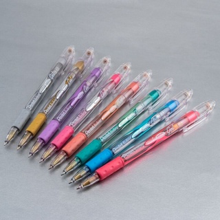 Bút viết nhũ Pentel Sunburst Metallic Gel 0.8mm (Sản xuất tại Mexico/USA)