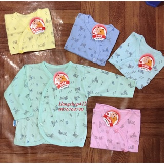 Áo dài tay sơ sinh Hùng Nam cho bé ( họa tiết)