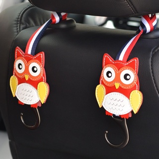 [Set 2 Móc Treo Đồ] Gài Sau Ghế Ô Tô Bằng Da PU Hình Con Vật Cực Kỳ Cute - Móc Ẩn Đa Năng Siêu Chắc Chắn [Hàng Loại Đẹp]