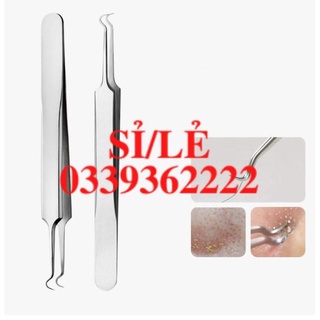 [ HAIANHSHOP ] Nhíp Gắp Mụn Trứng Cá Thép Không Gỉ  Duashop >