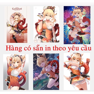 poster tranh treo yoimiya genshin impact