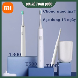 Bàn Chải Điện Xiaomi Mijia T100, T300,T500-Pin Sạc-Chống Nước- Bảo Vệ Nướu,Nhiều Chế Độ-Bảo Hành 12 Tháng