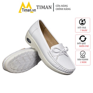 Giày nữ, giày lười, đế bệt TIMAN ZT01 êm chân chắc chắn bảo hành 1 năm
