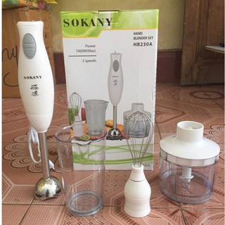 [Mã ELHA22 giảm 6% đơn 300K] Máy xay sinh tố [Free Ship] cầm tay Sokany HB250A