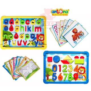 Bảng Bé sẽ tập làm quen với các chữ số và hình khối Cùng Redi Chính Hãng Antona