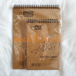 SỔ VẼ PHÁC THẢO ZEN ART KRAFT PAPER (60 TỜ, 75/80 GSM)