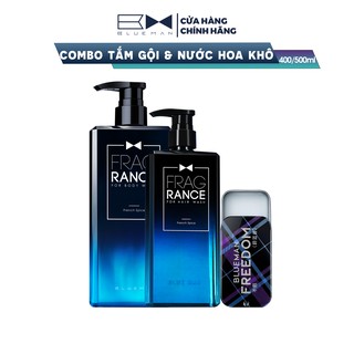 Bộ 3 Combo Sữa Tắm Nam Ocean &amp; Dầu Gội Dưỡng Tóc &amp; Nước Hoa Khô Hương Blue Lịch Lãm ZL71 ZL178 ZL97