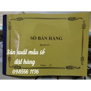 Sổ theo dõi bán hàng quyển nhỏ cỡ A5 in 1 mặt
