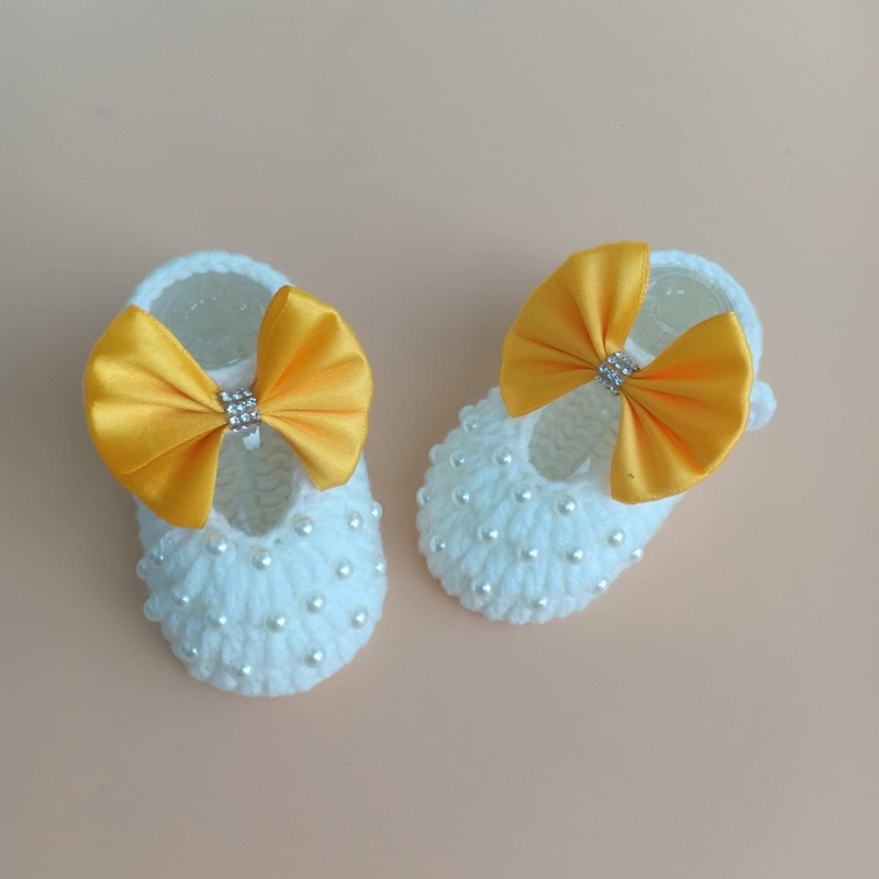 Giày Len Handmade Cho Bé