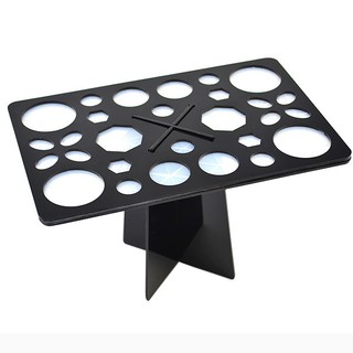 Giá phơi cọ trang điểm Color Shine Makeup Brushes Drying Rack 26L hình chữ nhật 26 ô
