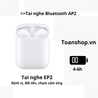 Tai Nghe Bluetooth A2, Không Dây Bản Cao Cấp, Sạc Không Dây, Định Vị, Đổi Tên,Cảm Ứng Chạm,Có Mic Đàm Thoại, Pin 4-5H