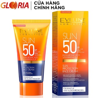 [Mã COSGLORIAT3 -8% đơn 250K] Kem Chống Nắng Eveline SPF50 50ml