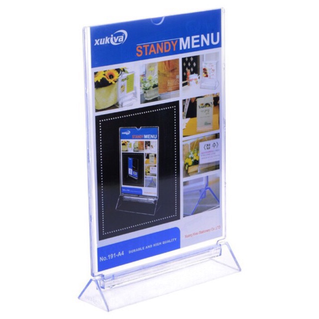 Menu để bàn A4 Xukiva