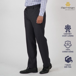 Quần tây nam Merriman cao cấp ống suông màu xám mã THMP048-GREY