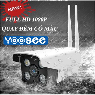 Camera Wifi yoosee ngoài trời 2.0M - FUll HD 1080P,camera ip quay đêm có màu