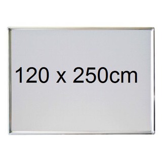 Bảng từ trắng kích thước 120 x 250cm tặng kèm bút,nam châm,lau bảng