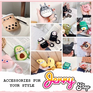 Vỏ ốp case bảo vệ bao đựng tai nghe không dây bluetooth 1/2/Pro chống va đập - Jerry Shop