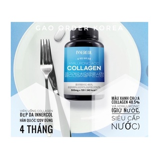 COLLAGEN INNERCOL HÀN QUỐC 120v 4 tháng