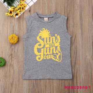 Áo Thun Không Tay Chất Liệu Cotton Cho Bé