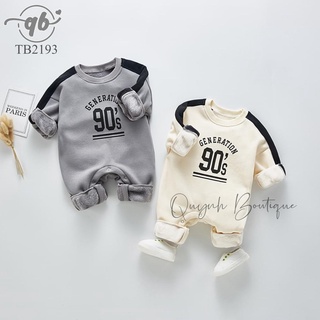 Quần áo trẻ em Quỳnh Boutique Mẫu body dài tay 90's cho bé