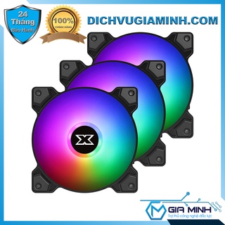 Quạt Tản Nhiệt Thùng Máy Tính Xigmatek X20F Led Rainbow RGB Fixed - Fan Case 12cm