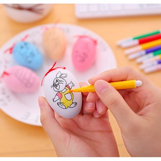 Combo 50 bộ trứng tô màu gồm 50 trứng kèm 200 cây bút. mỗi bộ là 1 trứng và 4 bút. giá 350k 50 bộ