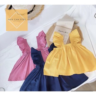 Set 3 Áo Cánh Tiên Chất Thô Mát Xinh Xắn 3 Màu Cho Bé Gái - Nhà Cam