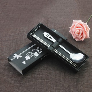 HCM - Hộp muỗng đũa mặt cười dễ thương