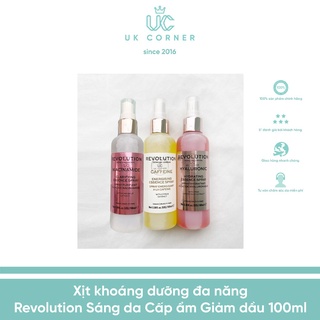 Xịt khoáng dưỡng đa năng Revolution Sáng da/ Cấp ẩm/ Giảm dầu 100ml