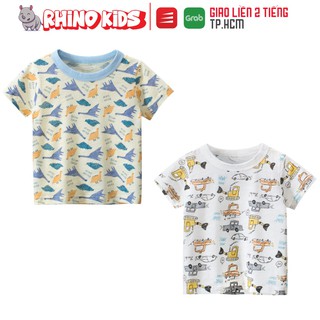 Áo bé trai kids áo thun cho bé in hình gấu cute ngộ nghĩnh chất cotton hàng chất lượng