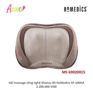 Gối massage Shiatsu Homedics Mỹ