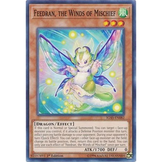Thẻ bài Yugioh - TCG - Feedran, the Winds of Mischief / IGAS-EN082'