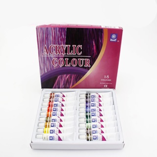 [Rẻ nhất] màu vẽ acrylic hãng Memory 18 màu