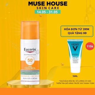 Kem chống nắng Eucerin Oil Control Dry Touch cho da nhờn và da mụn