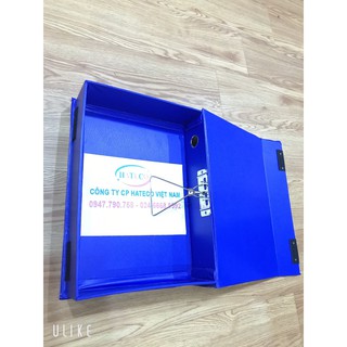 Hộp vuông Eke liền (CÓ KẸP CHẶN GIẤY) 7cm LOẠI 1 - HỘP KẸP - Bìa hộp kẹp - Bìa hộp đựng hồ sơ