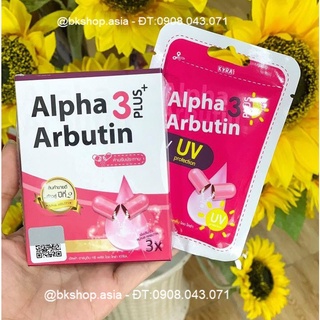 (Auth Thái) Viên Kích Trắng Alpha Arbutin 3 Plus Ngày - Đêm