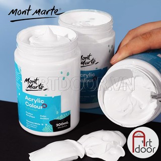 [ARTDOOR] Màu vẽ Acrylic MONT MARTE Đen/Trắng